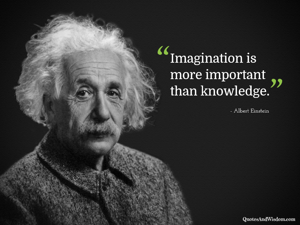 imagination is more important than knowledge essay